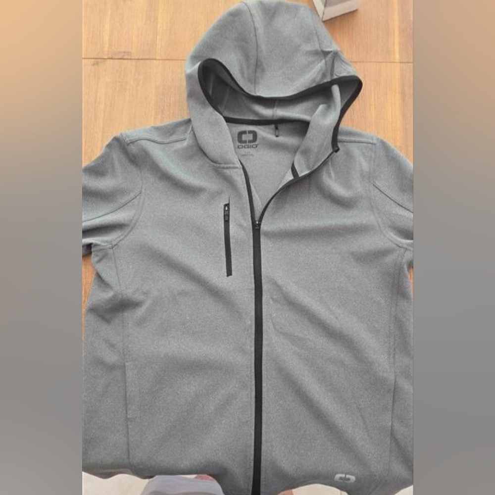 OGIO Charcoal Performance Hooded Jacket
